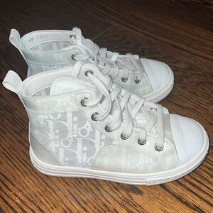 DIOR Oblique Technical Fabric Kids' B23 High-Top Sneaker 28
